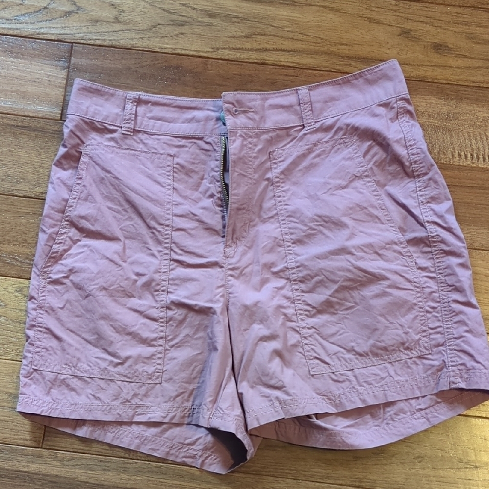 Columbia Dusty Pink High Waist Cotton Shorts 10